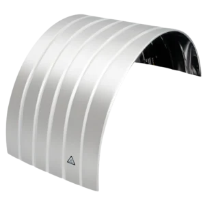 Stainless Steel Single Mudguard Steel Reinforced Edge