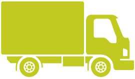 Delivery truck symbol